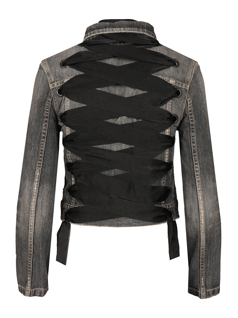 Balenciaga Lace-Up Jacket Giacche - Grey | 132ef9abec1e252af63b00363c5c6a3ce9b20f84