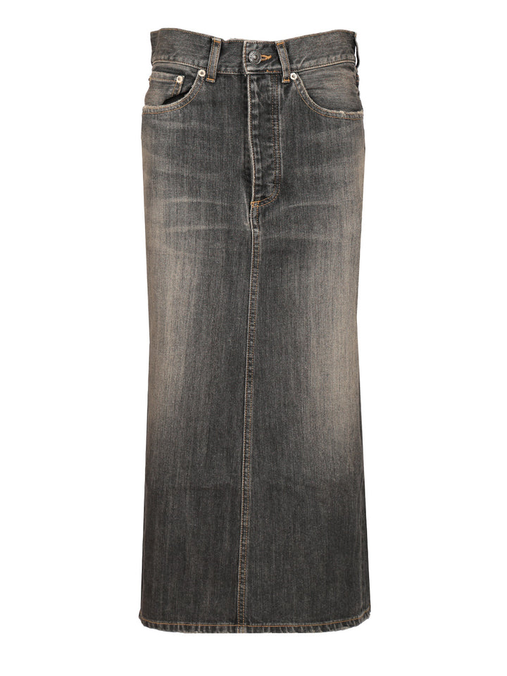 Balenciaga Lace-Up Skirt Gonne - Grey | f559db75753e0718e940b498547872cb4b763e8b