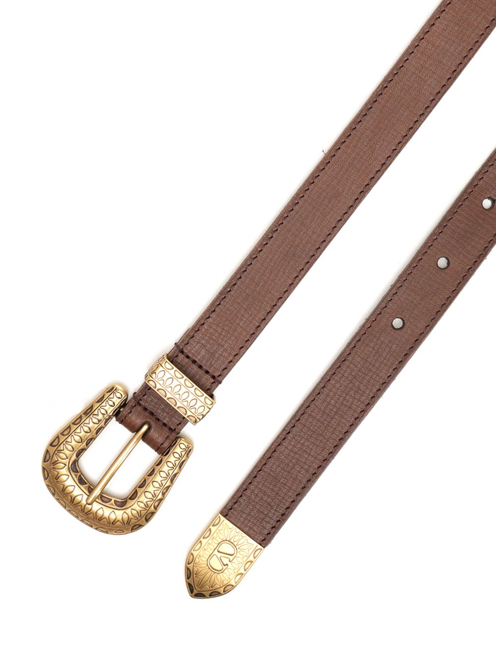 Valentino Garavani Vlogo Signature Cinture - Marrone | 55a776888ce74147deaf9dc772010db11683a2bd