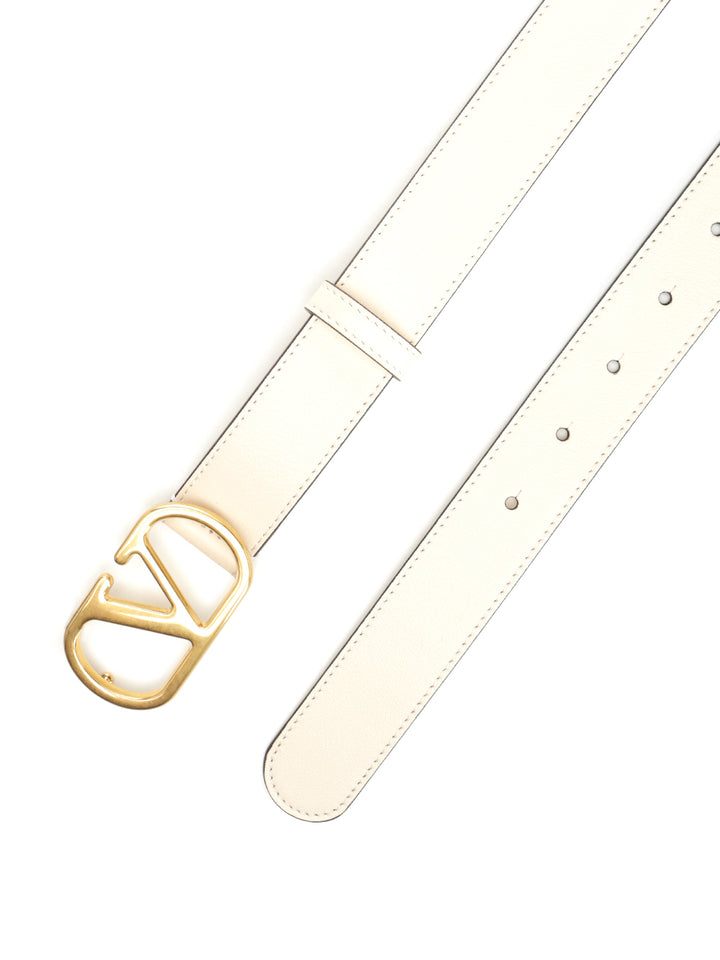 Valentino Garavani Vlogo Signature Cinture - Bianco | f1e277d149cffdf652e67f586b71b751b0c3855d