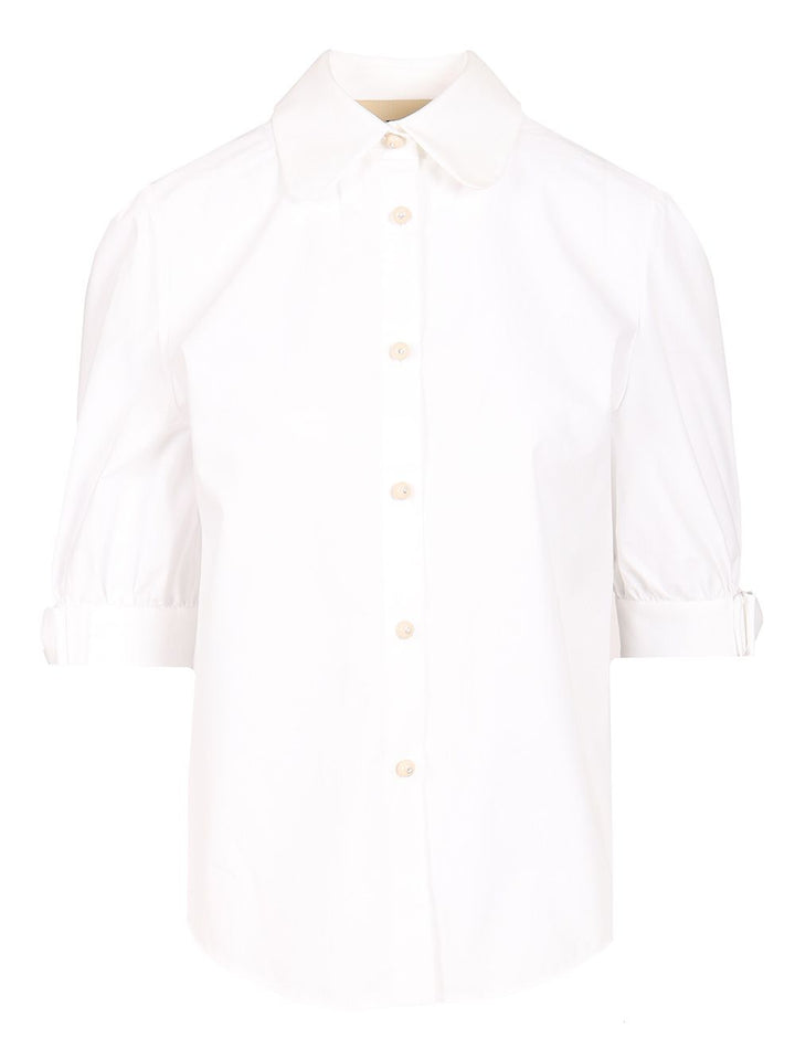 Valentino Garavani Short-Sleeved Shirt Shirts - Bianco | 0502068d079c29921629b5415d11950480d1c853