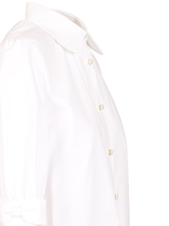 Valentino Garavani Short-Sleeved Shirt Shirts - Bianco | 53849e070a9a88665f90962d9eca6e2c28a5d516
