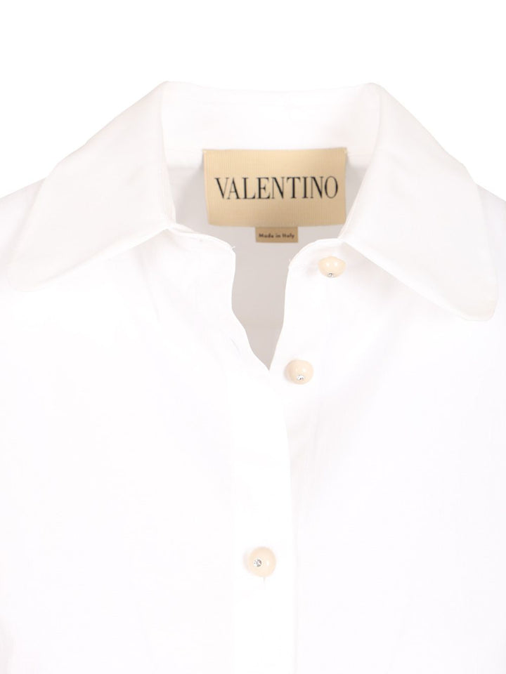 Valentino Garavani Short-Sleeved Shirt Shirts - Bianco | ae8e5bd8f3cae2c79cbbd5fc2ea0b28f64e1a72a