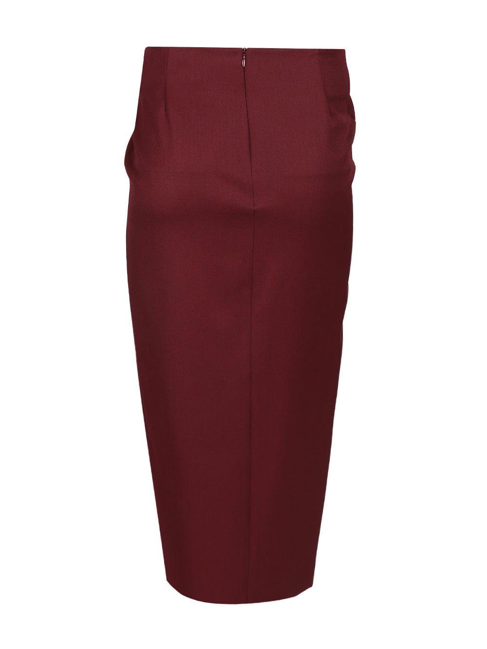 The Attico Wool Gabardine Midi Skirt Gonne - Bordeaux | b20c8dcd9773072a9cb798e18a5bba07d973d43e
