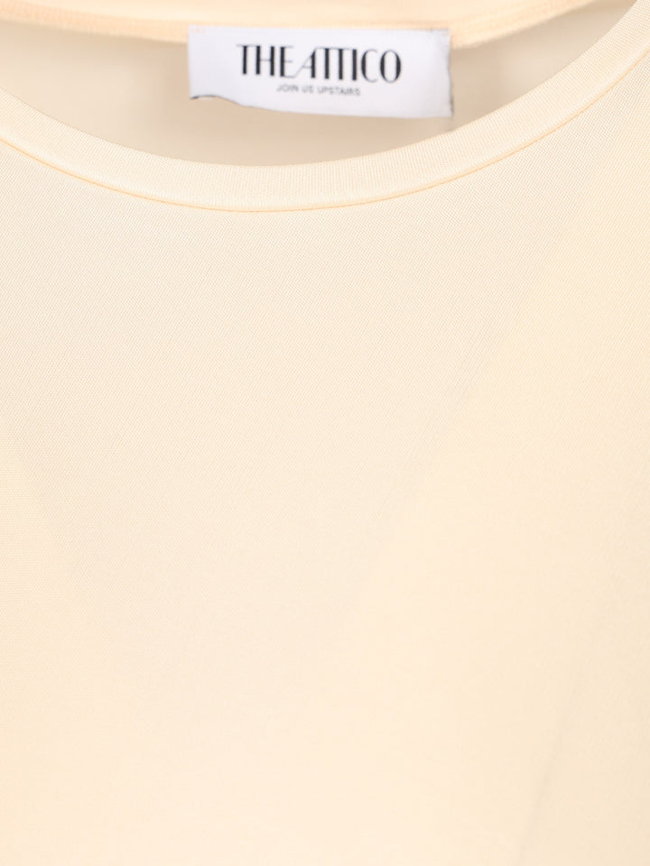 The Attico Mhiny Jersey Midi Dress Abiti - Bianco | c6ee24af285f439a68c33d70da2fa1f052707274