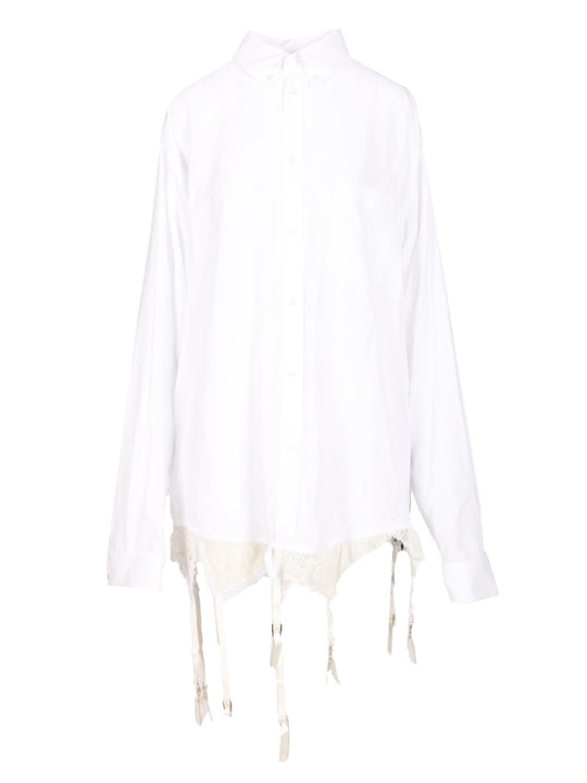 Lingerie Shirt Shirts Bianco