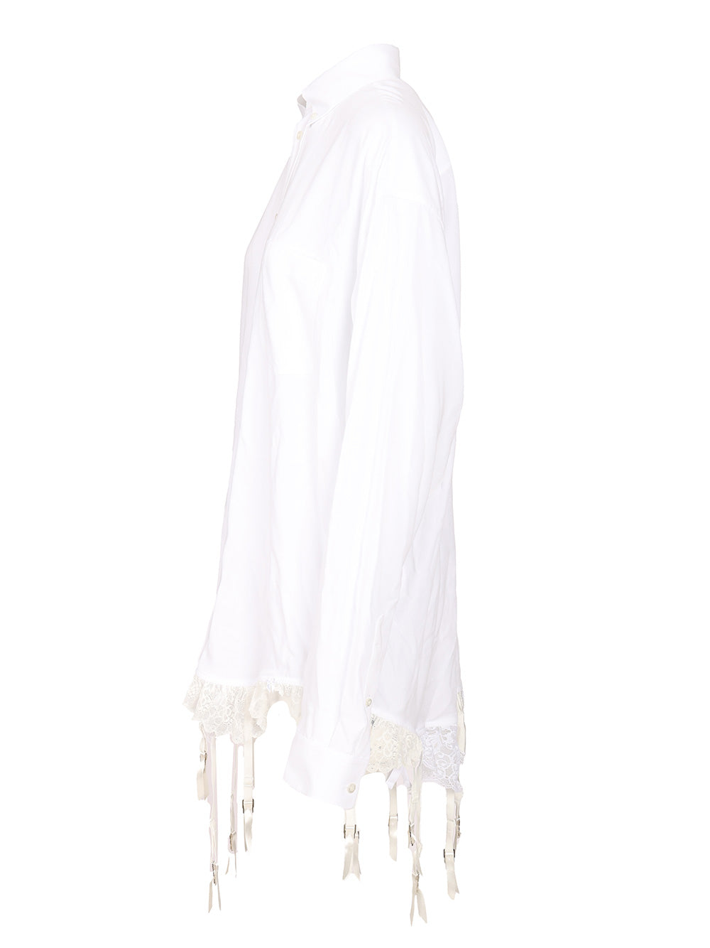 Balenciaga Lingerie Shirt Shirts - Bianco | ae2f976fd240ecf4fbdd8ba9e58d2c0b43be290d