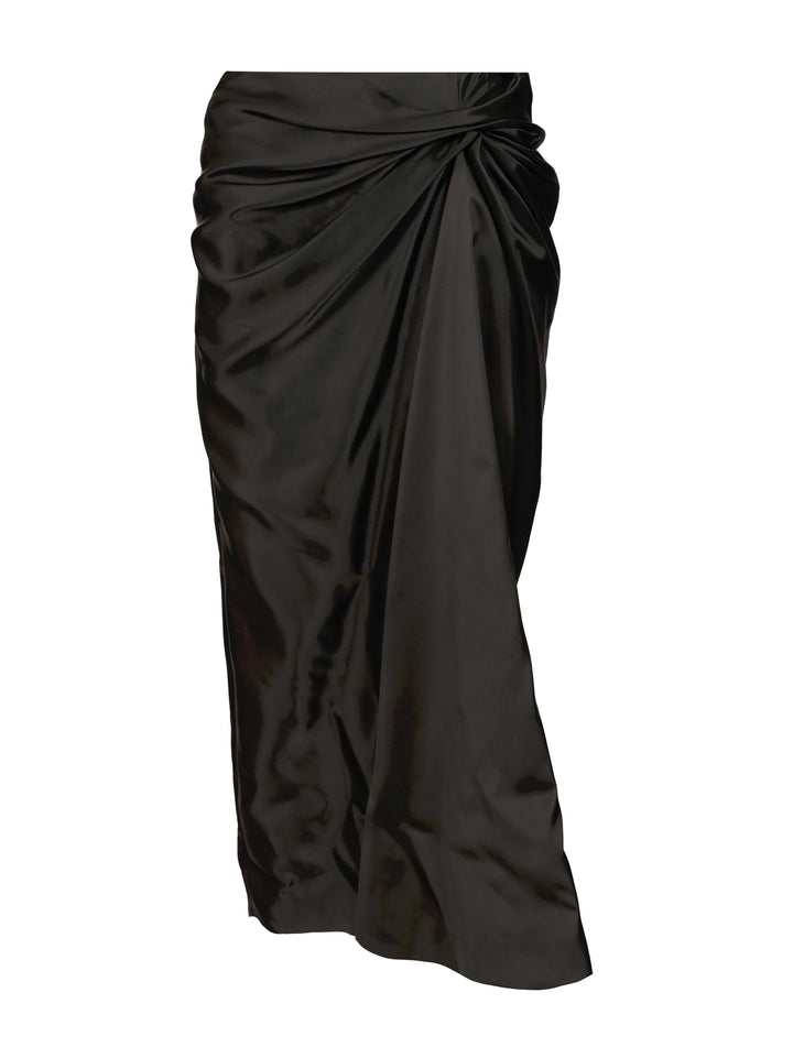 Balenciaga Draped Skirt Gonne - Nero | 0952c41afddffdb3c14ee0b479a34b9ff1b49587
