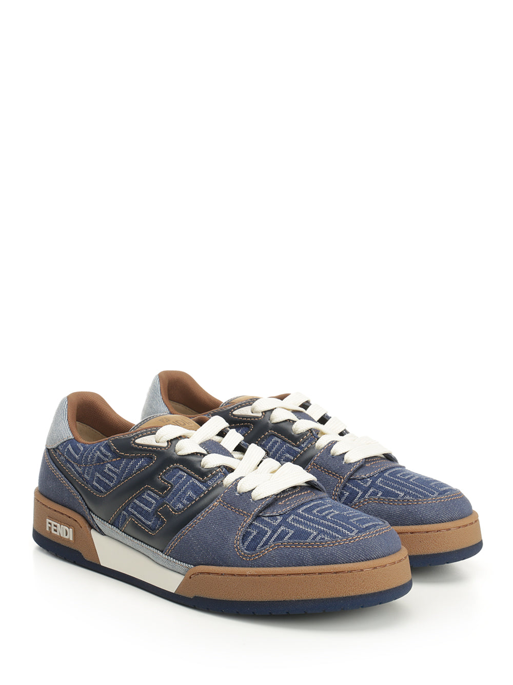 Fendi Fendi Match Sneakers - Blu | 689de165f676015deebb51520ebb1f5263da733f