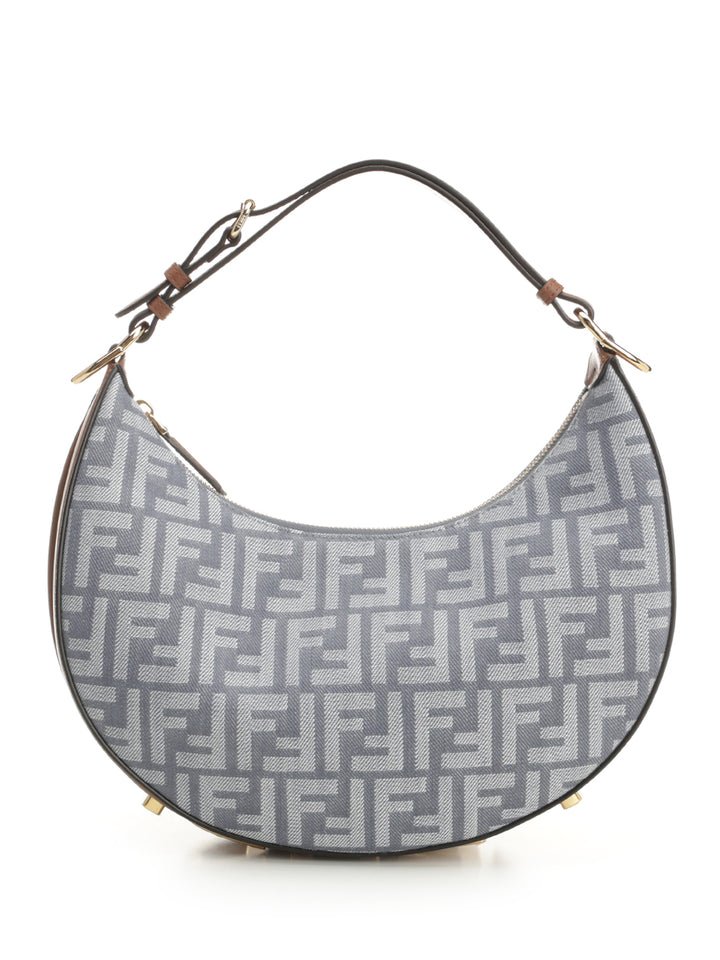 Fendi Fendigraphy" Small Hobo Bag Shoulder Bags - Blu | 574517ddc18e4133a090da5ef3bb96386809e6c1