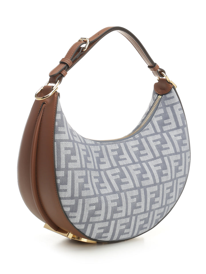 Fendi Fendigraphy" Small Hobo Bag Shoulder Bags - Blu | affdd85e7e7c442fcdca5141a02f8cb17d38a57c