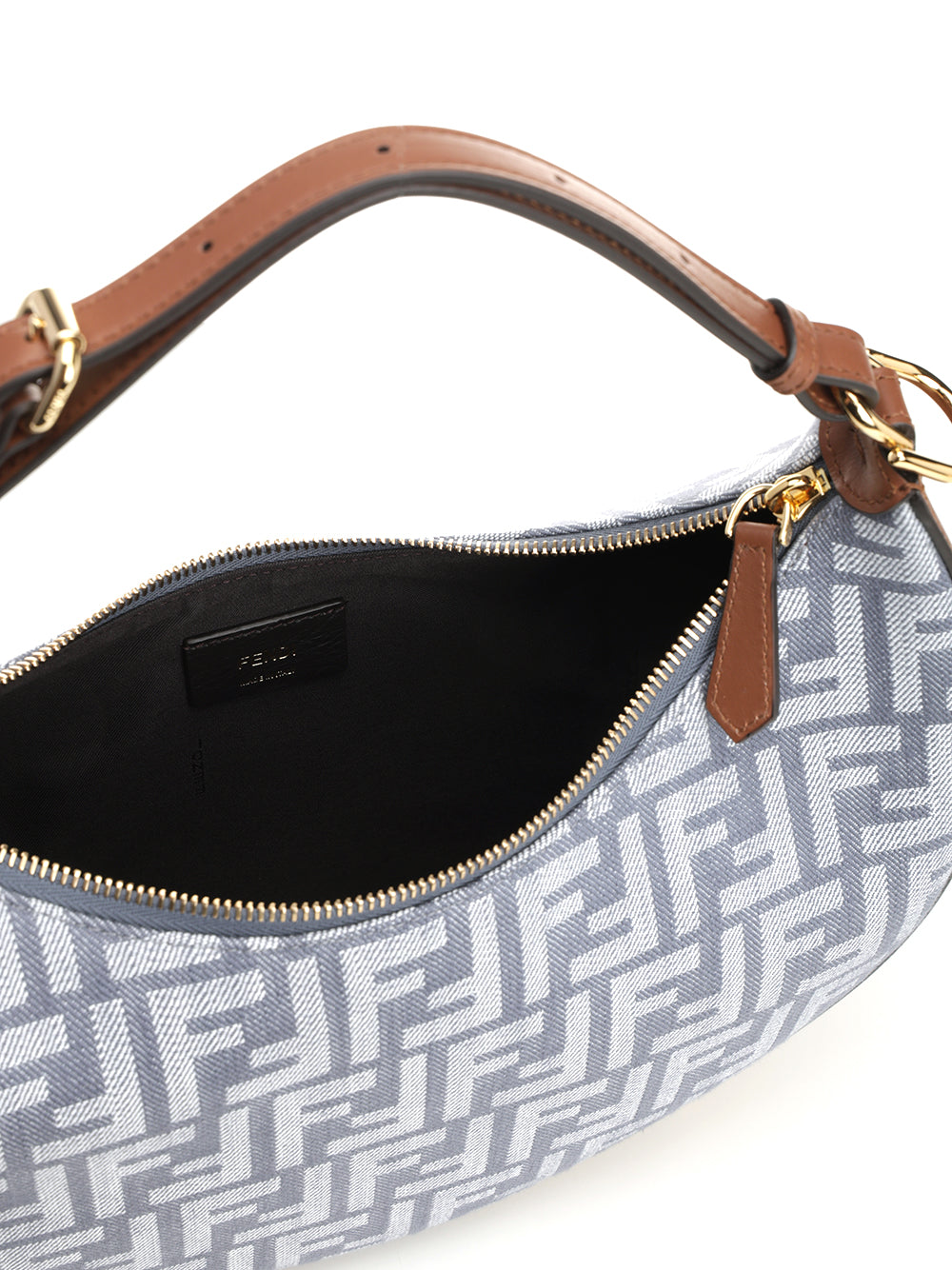 Fendi Fendigraphy" Small Hobo Bag Shoulder Bags - Blu | 473aa90ed8eafff81867297011505125cd77e8a3