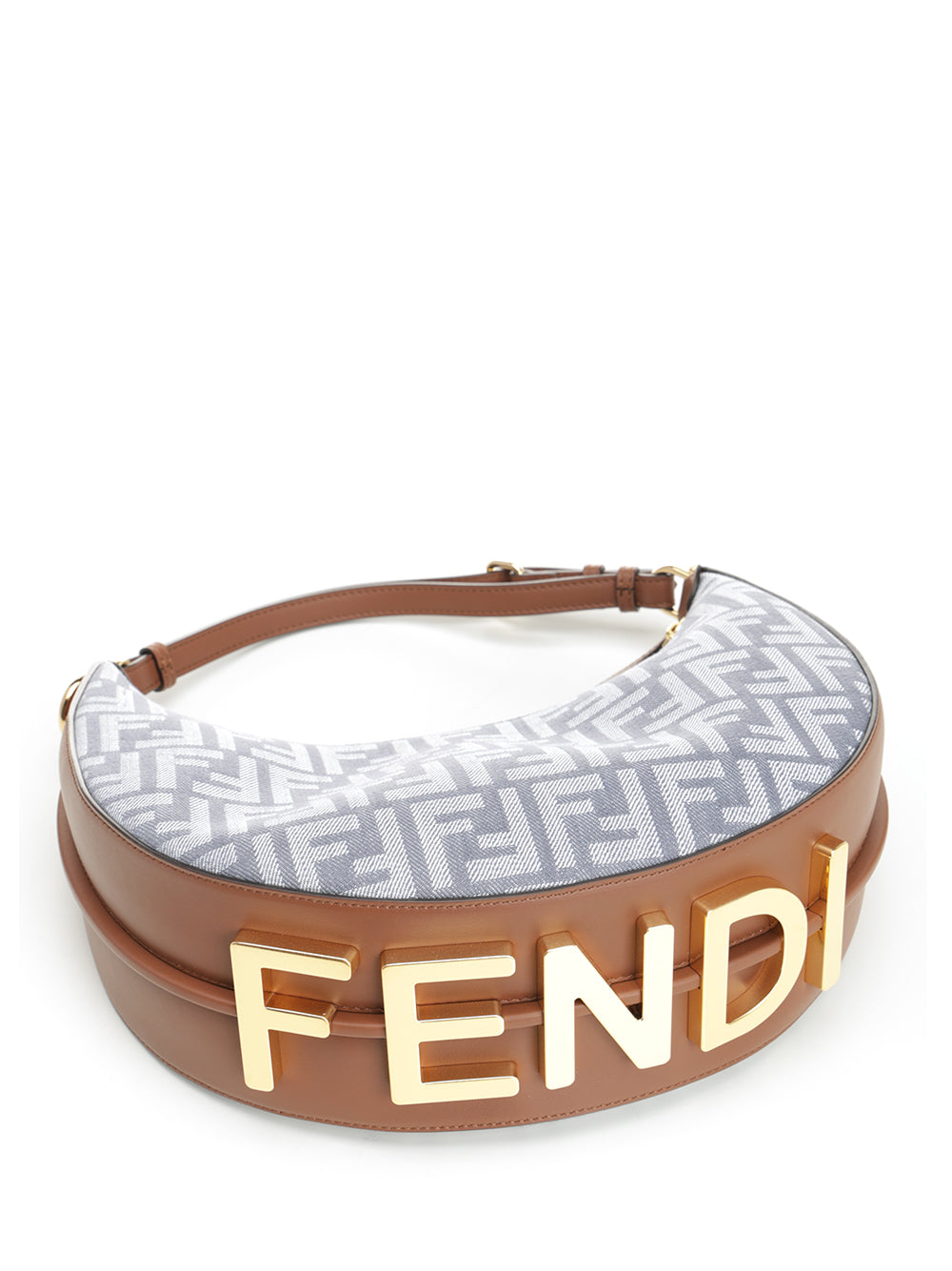 Fendi Fendigraphy" Small Hobo Bag Shoulder Bags - Blu | 4351dadd46072c058d869054a3665daf2ab04ddc