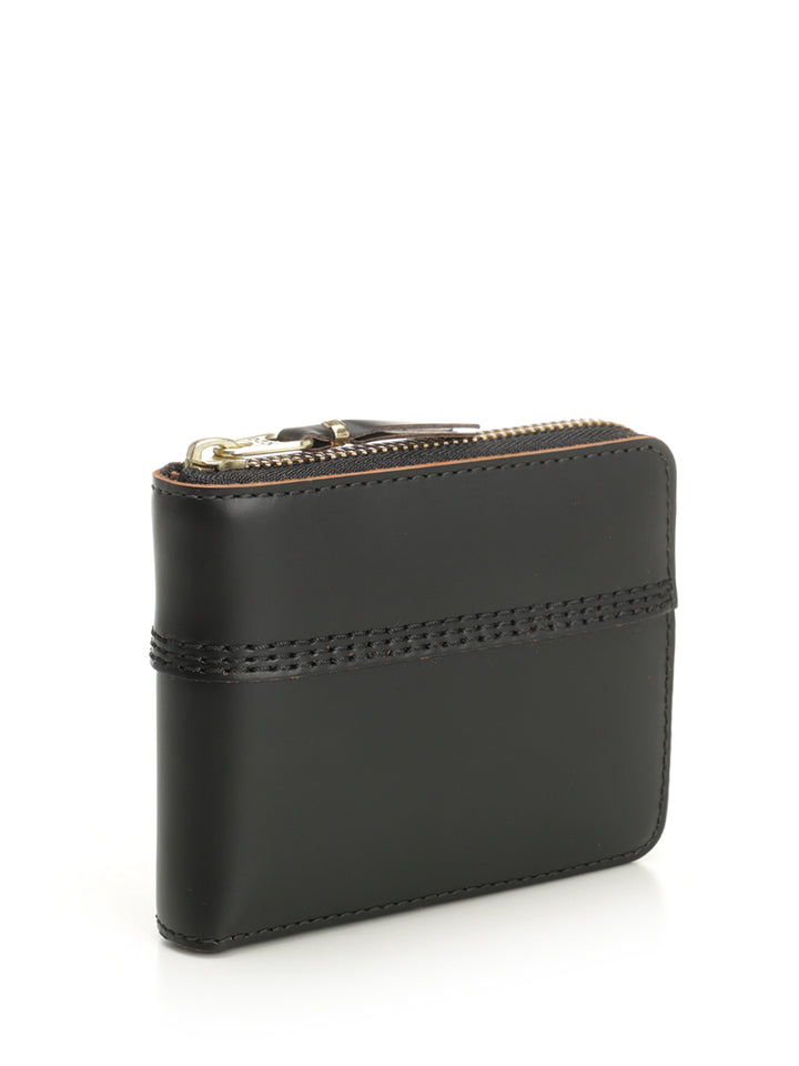 Comme Des Garcons Wallet Triplestich Small leather goods - Nero | 01cb8b133d6ff844aafbe5b2b7973bf0ae58f9ae