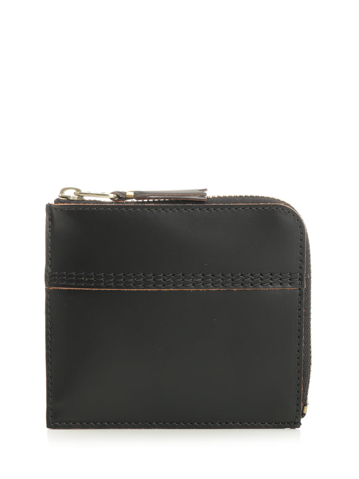 Comme Des Garcons Wallet Triplestich Small leather goods - Nero | fb2ce2cf256cde265803d12ea4d79cb6f06aed5d