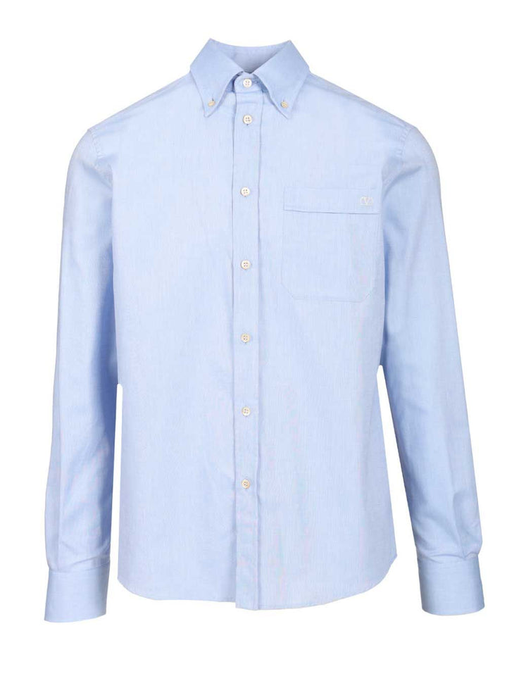 Valentino Garavani Tailored Shirt Shirts - Light blue | 41609f41ebb16448175f9925f257c0fb58ce5557