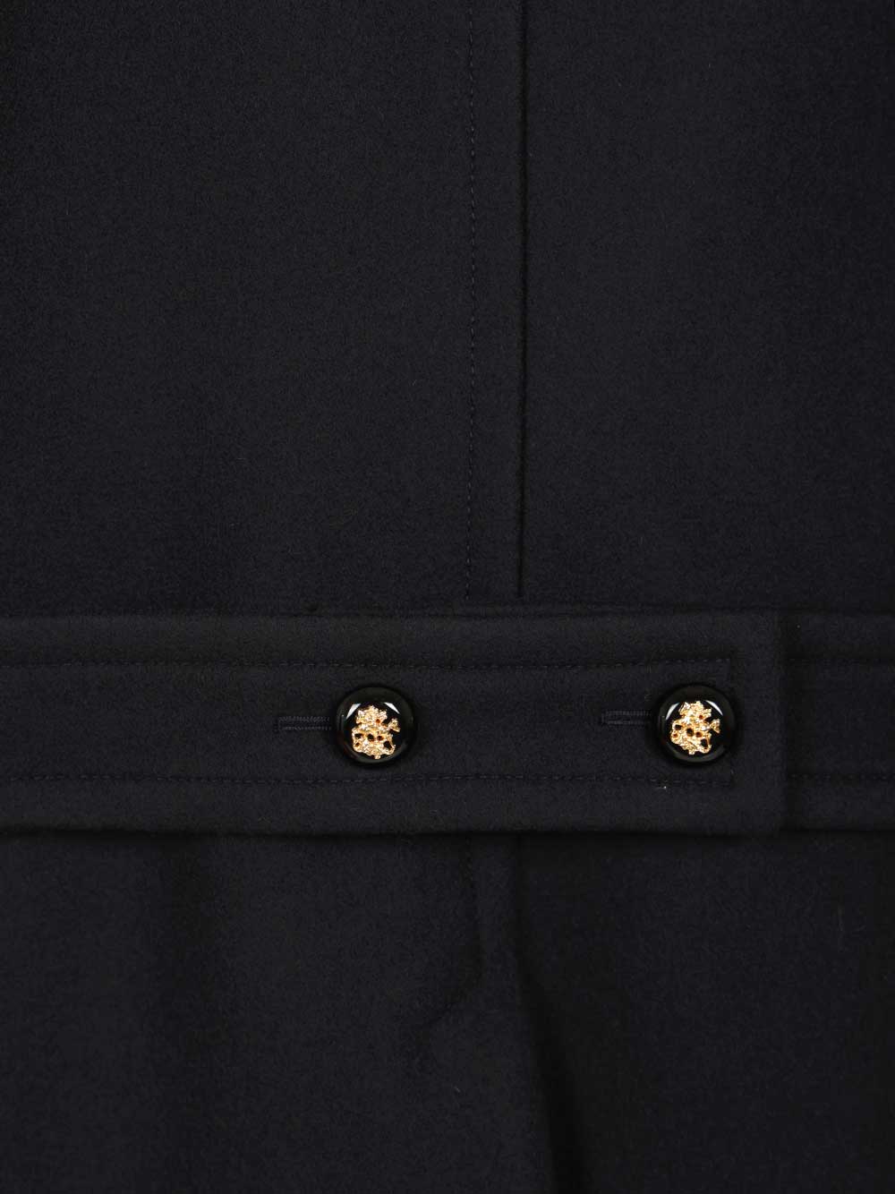 Valentino Garavani Wool Pea Coat Coats - Blu | 7009cf8bda6ec722e25361667b4d54bfc697b93a
