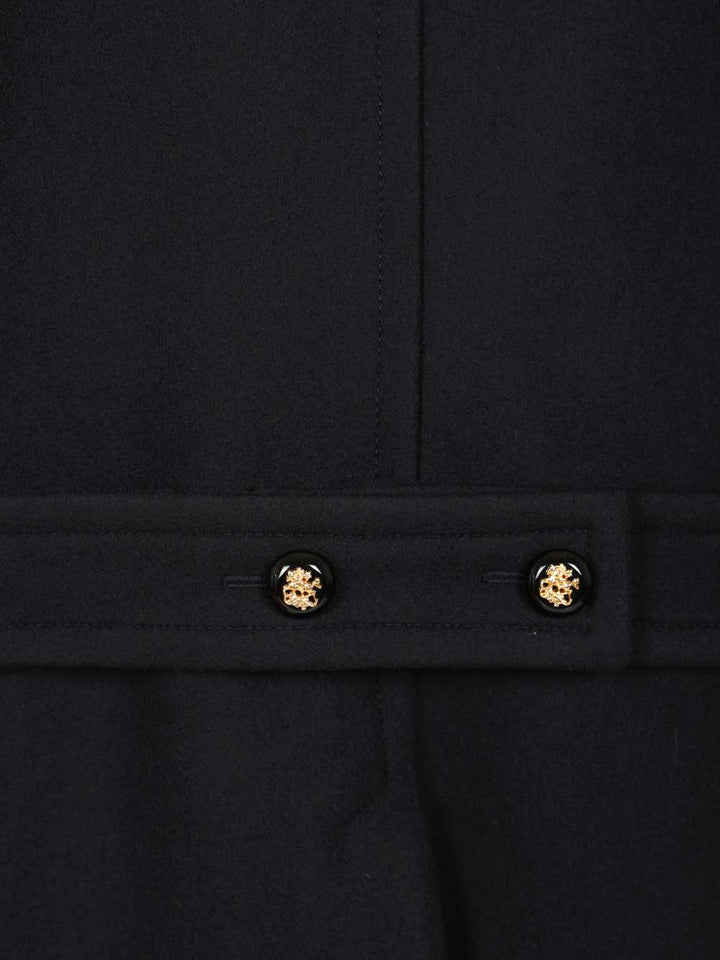 Valentino Garavani Wool Pea Coat Coats - Blu | 7009cf8bda6ec722e25361667b4d54bfc697b93a