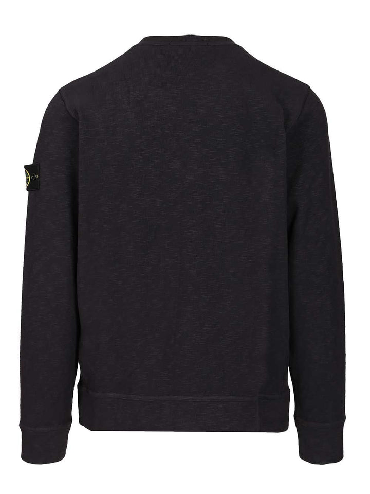 Stone Island Crewneck Sweatshirt Sweatshirts - Blu | 57850ad5fd19b53ab3ae2794b0f2bd0c67c72531