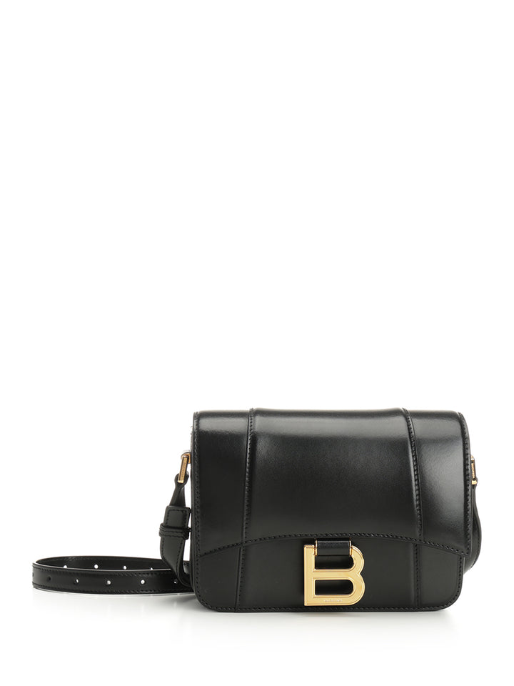 Balenciaga Hourglass Small Flap Bag Handbags - Nero | 1fd5ef97604d69a7d94c88e1d43b229bda28edce