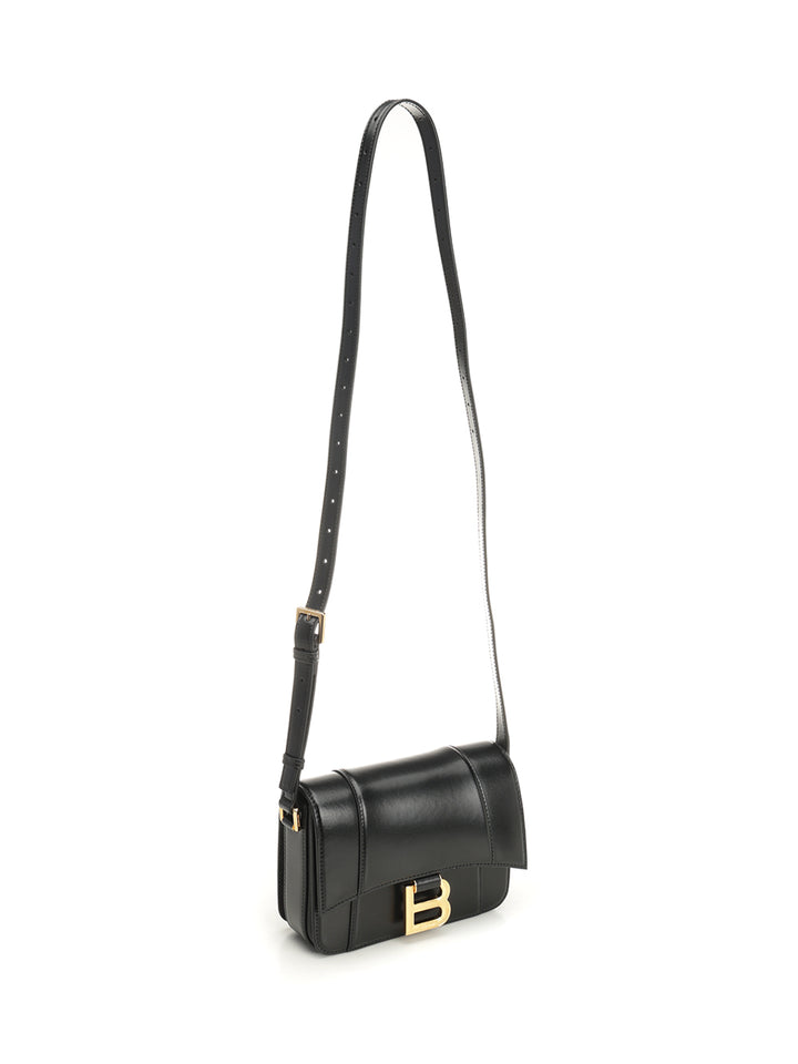 Balenciaga Hourglass Small Flap Bag Handbags - Nero | fdc70048186bc8ecb47e3e8269080349aeba68e8