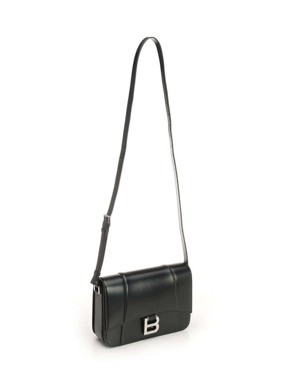 Balenciaga Hourglass Medium Flap Bag Crossbody Bags - Nero | 878cd175ddba4b6c0b6c2bcd1e2b5d131ea1ab8b