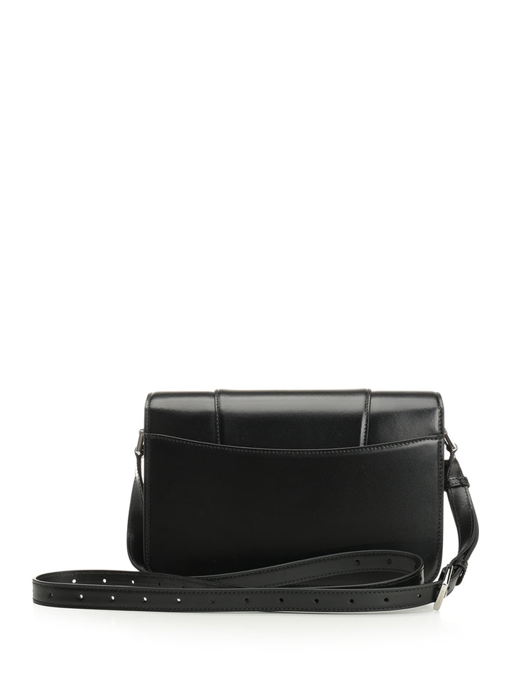 Balenciaga Hourglass Medium Flap Bag Crossbody Bags - Nero | 8904a70c962187295e67c44c1e923e7d92953c81