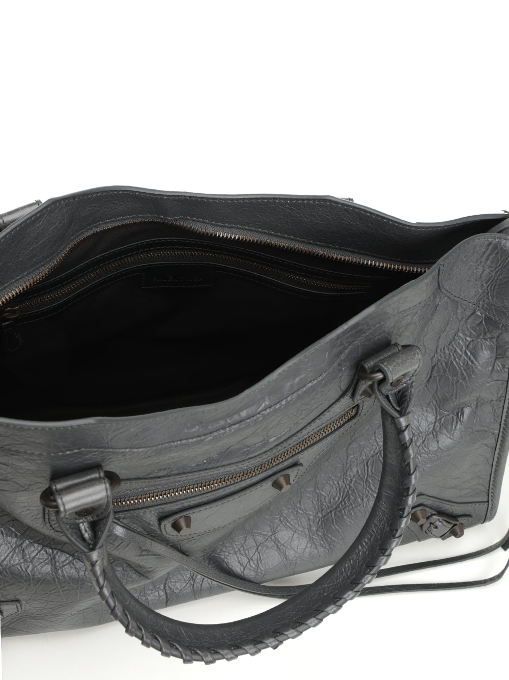 Balenciaga Le City Shoulder Bags - Grey | fad931fa2c3c4f199ee8c2559d7b7c3c4f0f6416