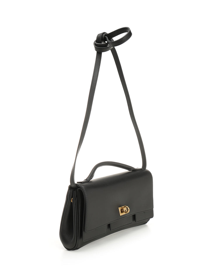 Balenciaga Bel Air Small Shoulder Bag Shoulder Bags - Nero | e076338521f16c10ee2f4d3ddbb2ecbd89d74ead