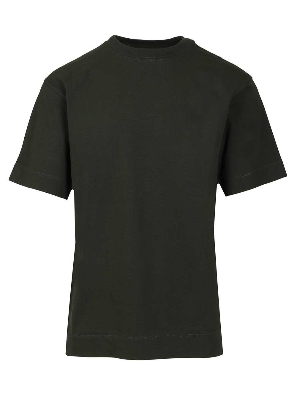 Dries Van Noten Cotton Crew Neck Short-Sleeved T-Shirt - Verde | d7818ff575fa9cb0f5810b729d8849c35e67ec56