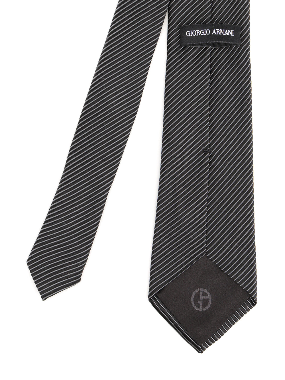 Giorgio Armani Silk And Cotton Tie Ties And Bow Ties - Nero | 3fcb8c51f09576f9f150ae35c463bac211aaa91a