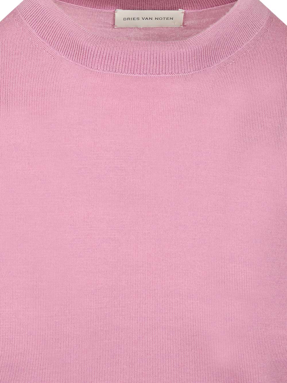 Dries Van Noten Murton Sweater Knitwear - Rose | 98744b74267b6767d4e1ef26d4abb7255f4b90a4