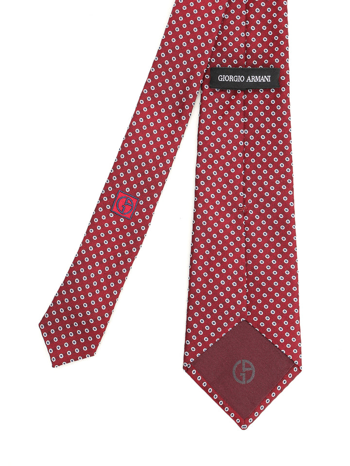 Giorgio Armani Silk Tie Ties And Bow Ties - Rosso | 626c77736c5e7617c964306a37811c373c9e5017