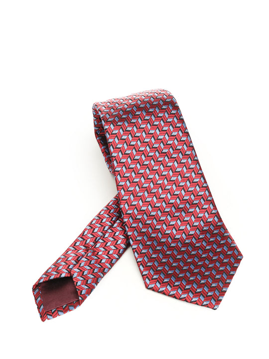 Silk Tie Ties And Bow Ties Rosso