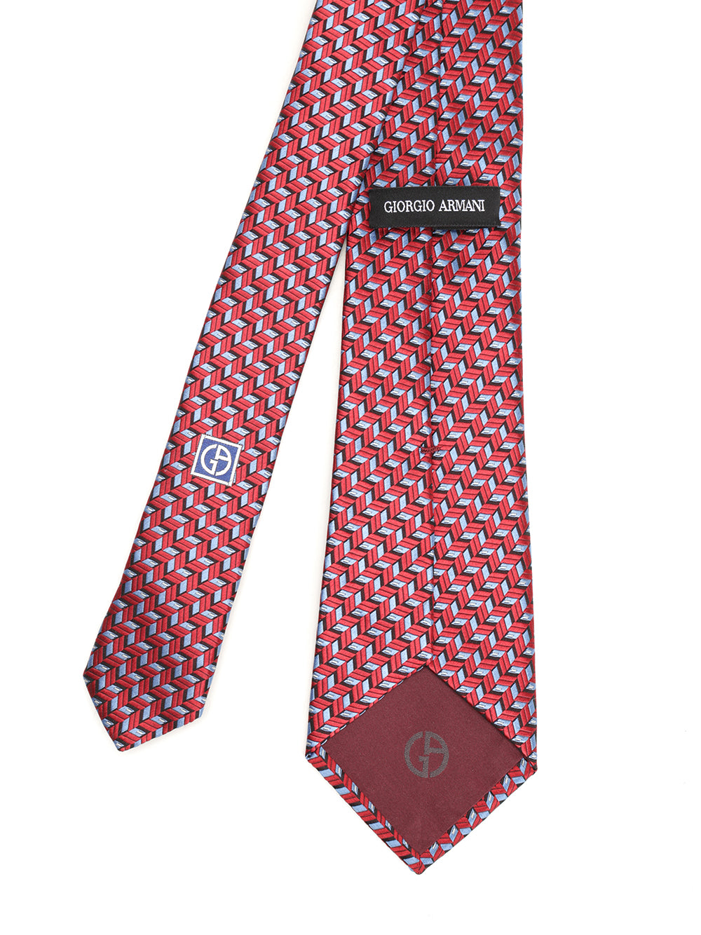 Giorgio Armani Silk Tie Ties And Bow Ties - Rosso | 5f70e646597d50c894cba02767fa9c58773efc62