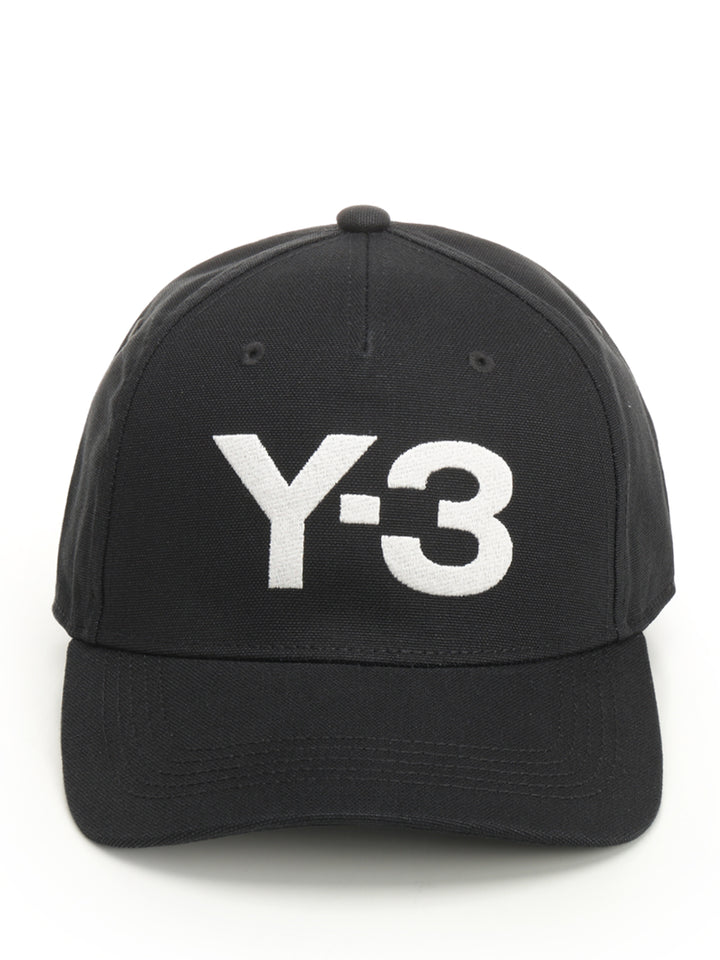 Adidas Y-3 Y-3 Logo Cap Cappelli - Nero | c5b3b827695f2f57ee22a2155fded15d70cde46e
