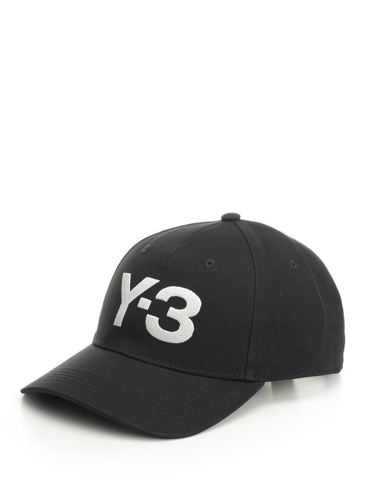 Adidas Y-3 Y-3 Logo Cap Cappelli - Nero | d14310b149480135c424eb4263cf1ad2e5b0bf57