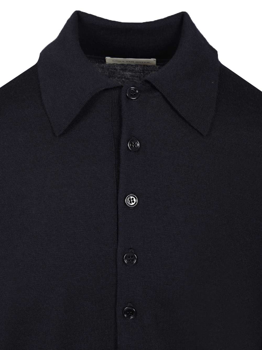 Dries Van Noten Long-Sleeved Polo shirt - Blu | 0e5d4fc5b990c7f6e00f101103a2c8dd2d538a53