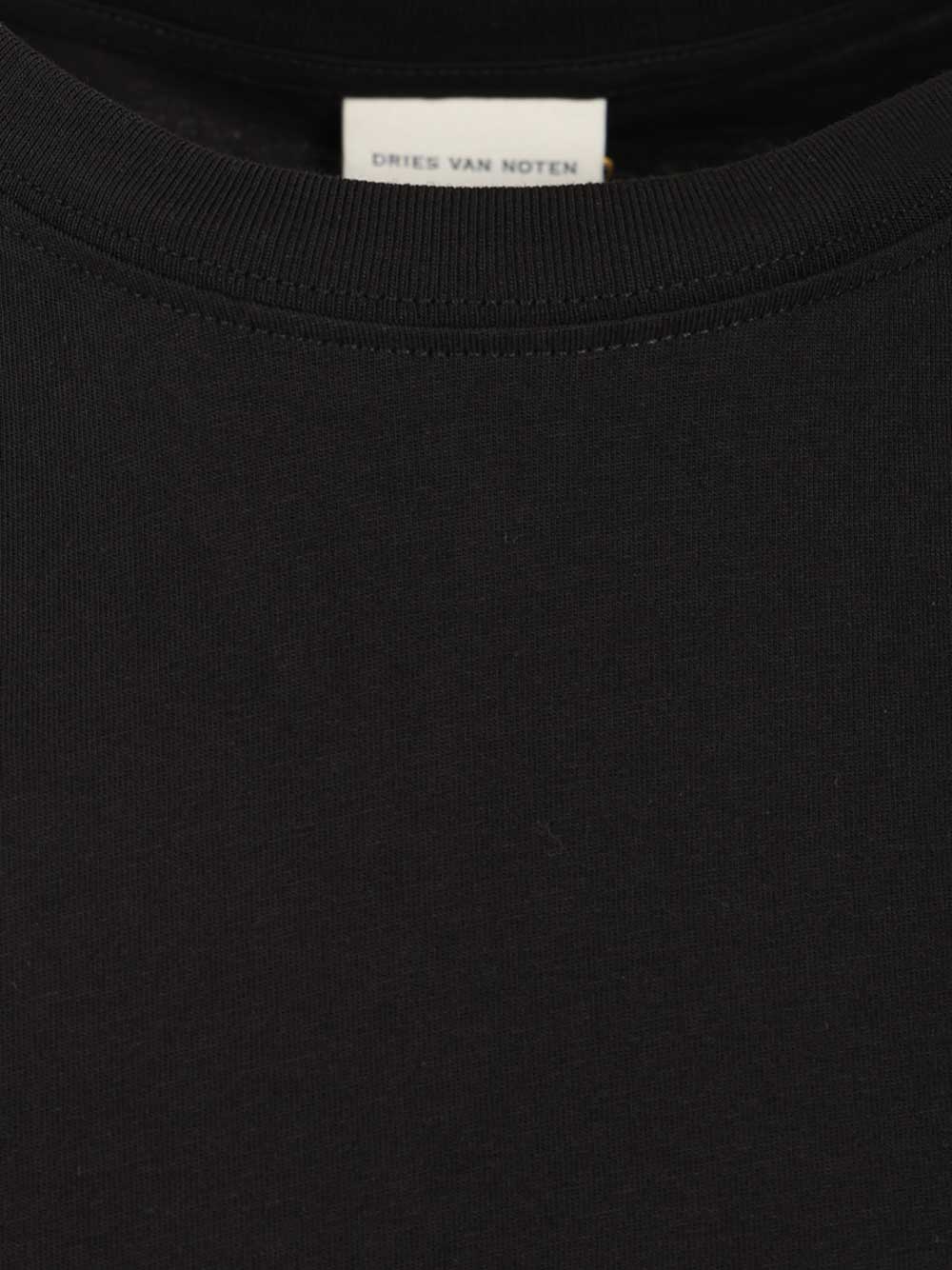 Dries Van Noten Cotton T-Shirt - Nero | 55b6ecb6af6cc180977ff75c941b217a91f074e4