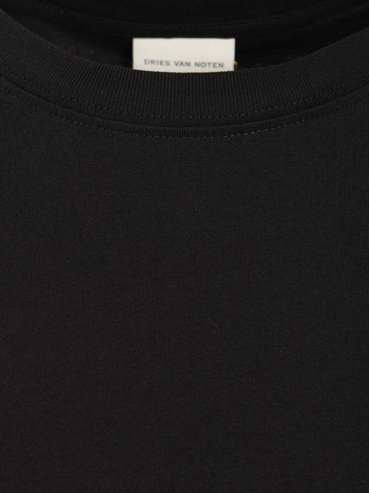Dries Van Noten Cotton T-Shirt - Nero | 55b6ecb6af6cc180977ff75c941b217a91f074e4