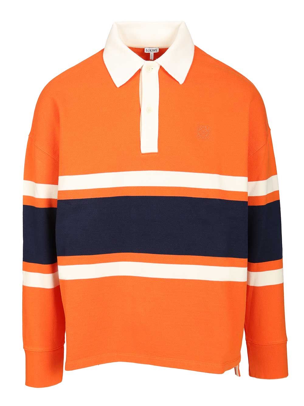 Loewe Long-Sleeved Polo shirt - Arancione | 40478fc0180c2c9cd8c2ef90ca9d289ba10489c0