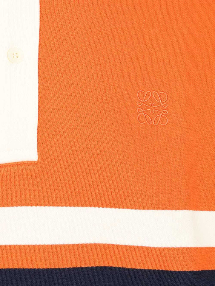 Loewe Long-Sleeved Polo shirt - Arancione | 9962a990483a27d11d7d7322058d1b8c22c311c6