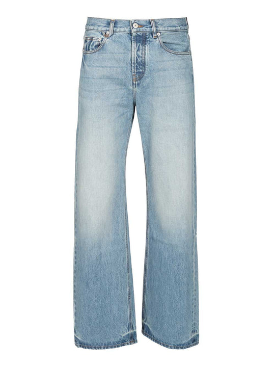 Straight In De-NîMes Denim Jeans Light Blue