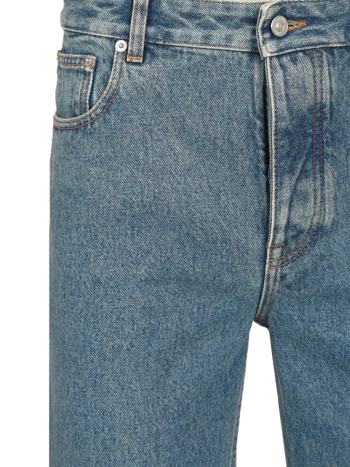 Valentino Garavani Denim Trousers With Cabochons Jeans - Blu | b75fdbed95f67e09413b58eb641419a6c2350923