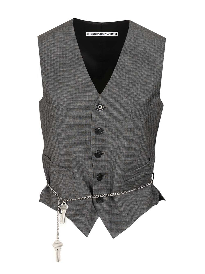 Alexander Wang Tailored Vest Giacche - Grey | e32bf6f40895b1698124c91c2b2d8544cadddf86