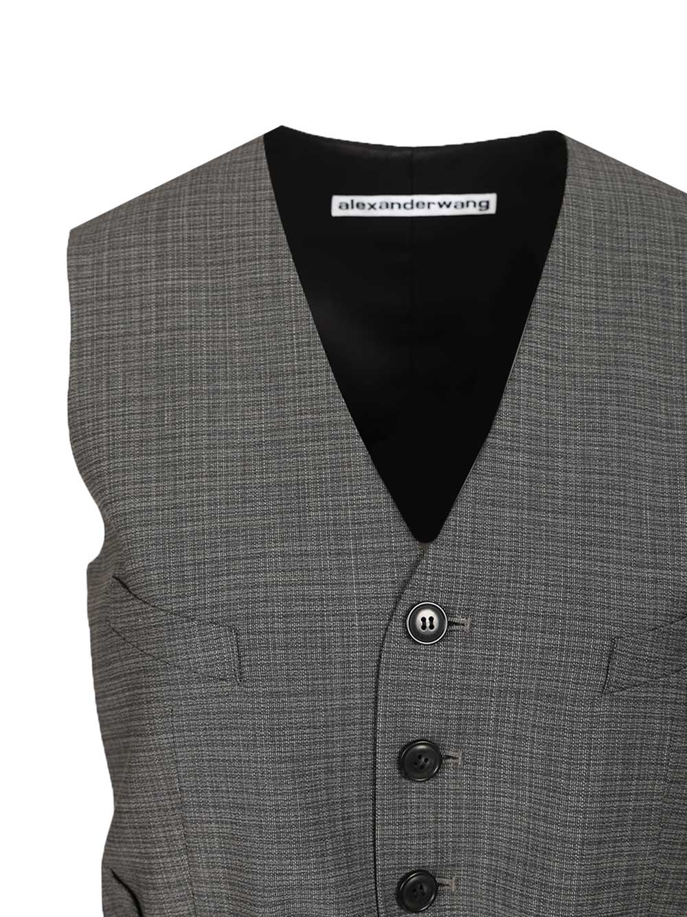Alexander Wang Tailored Vest Giacche - Grey | f51a0d548c8bbebd29eeb50b1bbc369f70f2824e