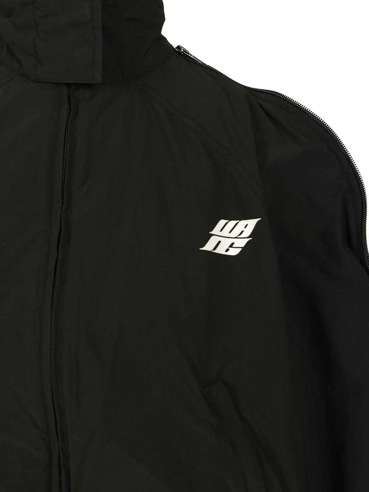 Alexander Wang Oversized Tracksuit Jacket Giacche - Nero | 156659741df0605f5334f26eb1a6250470441a44