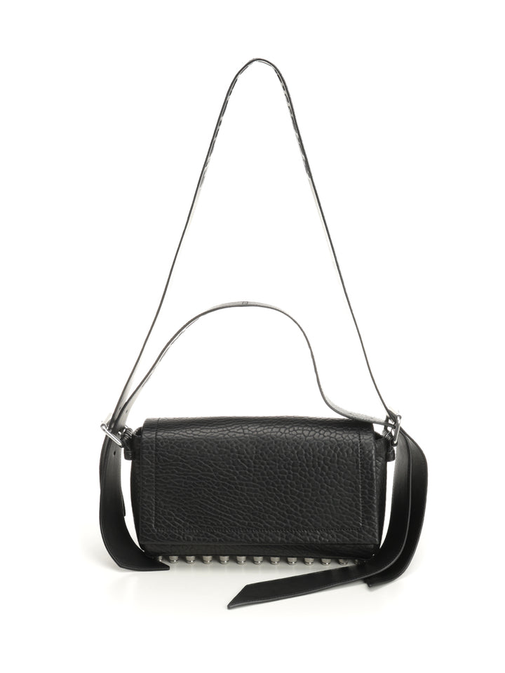 Alexander Wang Ricco Medium Flap Bag Crossbody Bags - Nero | a5cef576abd4410dd338c218b831ba6fff0d0392