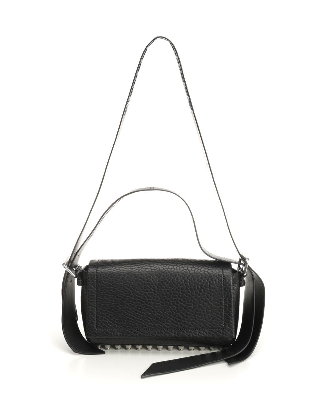 Alexander Wang Ricco Medium Flap Bag Crossbody Bags - Nero | b6e745a8044650d70e4f8da8dbea41f00a608366