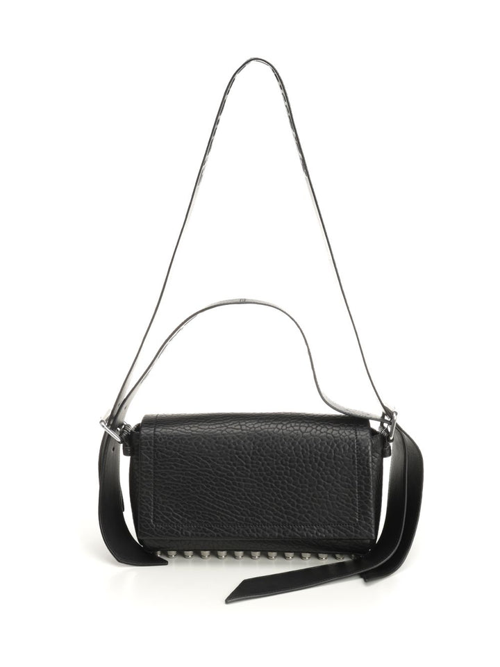 Alexander Wang Ricco Medium Flap Bag Crossbody Bags - Nero | b6e745a8044650d70e4f8da8dbea41f00a608366